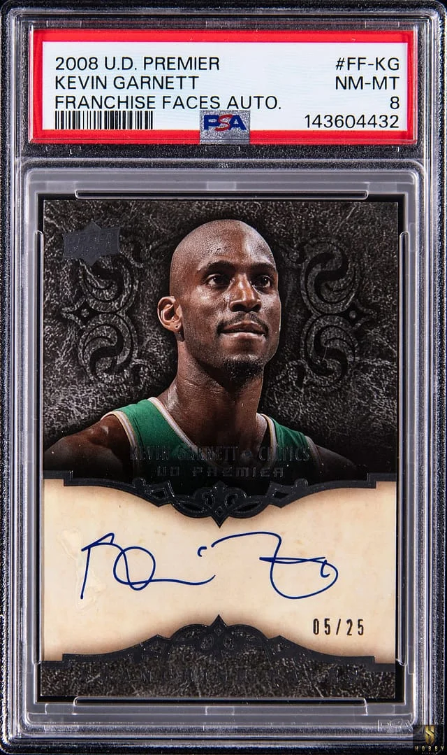 2008-09 Upper Deck Premier Kevin Garnett Franchise Faces Autograph #FF-KG card image