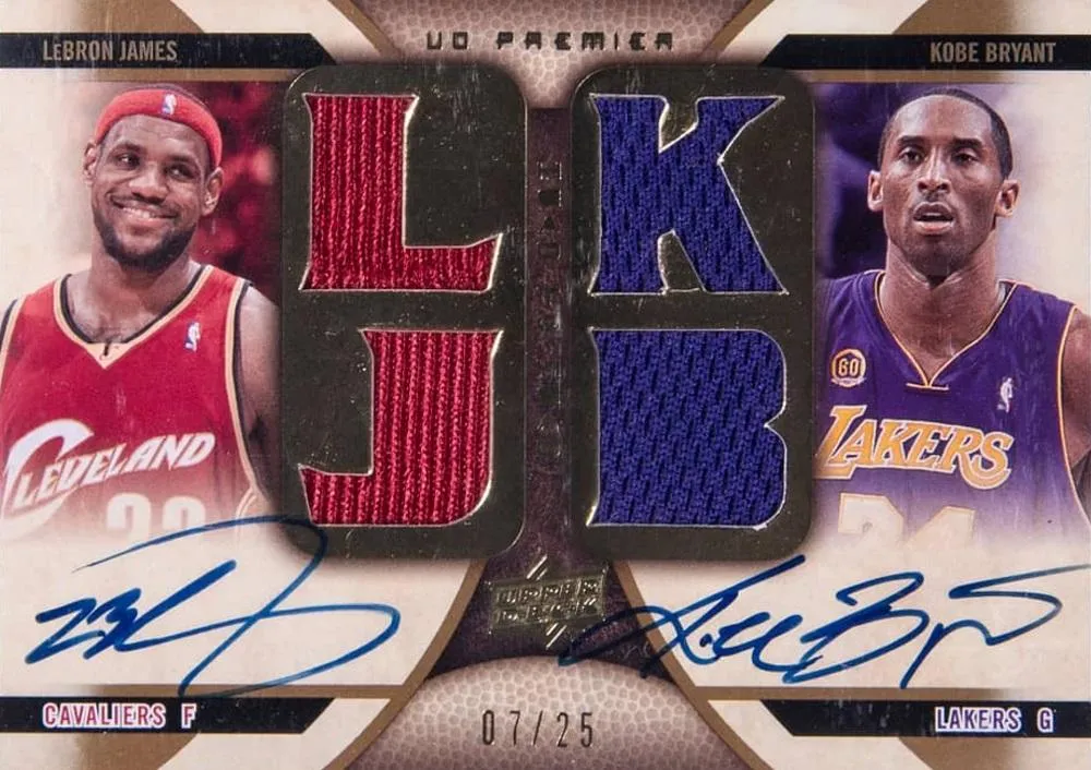 2008-09 Upper Deck Premier Lebron James Head to Head Autographs Jerseys #H2H-BJ card image