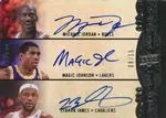 2008-09 Upper Deck Premier Michael Jordan Trios Autographs #P3-JJJ card image