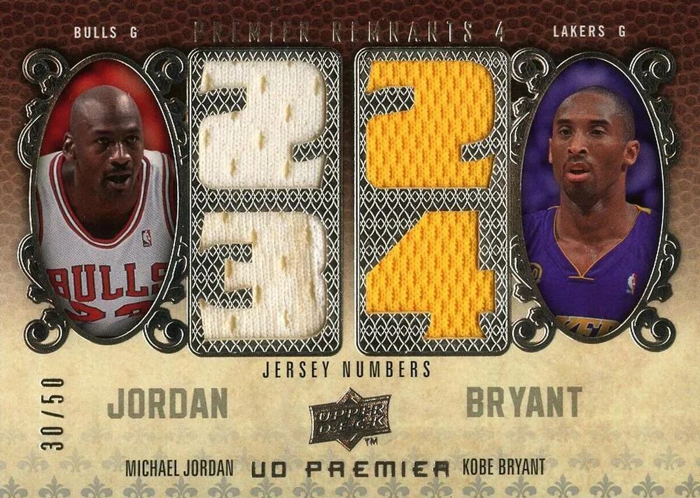 2008-09 Upper Deck Premier Michael Jordan Remnants Quad #PR4-JB card image