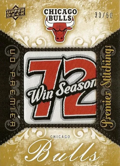 2008-09 Upper Deck Premier Michael Jordan Premier Stitchings Level 1 #PS-CHI card image