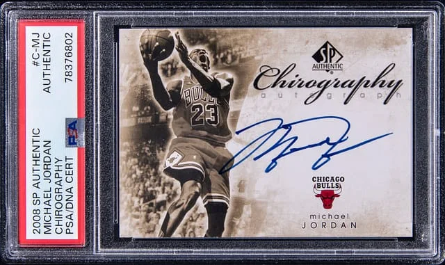 2008-09 Upper Deck SP Authentic Michael Jordan Chirography #C-MJ card image