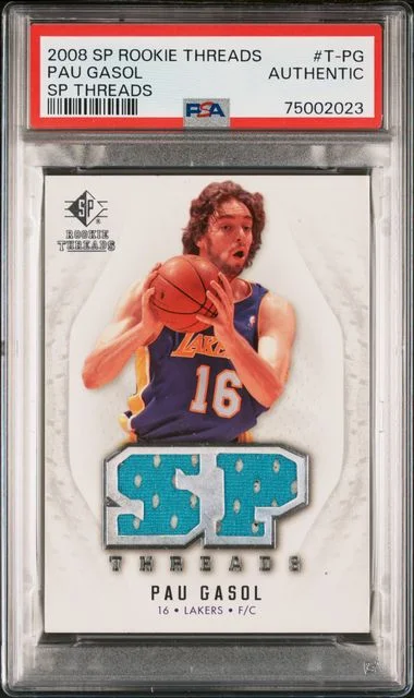 2008-09 Upper Deck SP Pau Gasol Game-Used Threads SP Threads #T-PG card image