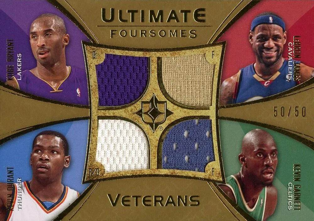 2008-09 Upper Deck Ultimate Collection Lebron James Ultimate Foursomes Veterans Jerseys #UFV-UDEX card image
