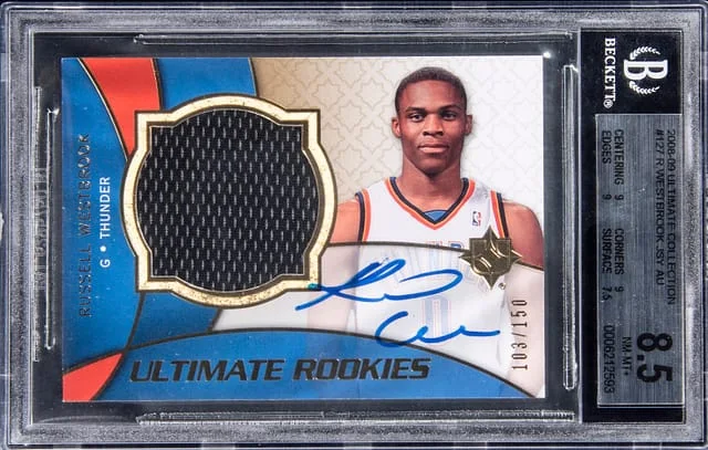 2008-09 Upper Deck Ultimate Collection Russell Westbrook #127 card image