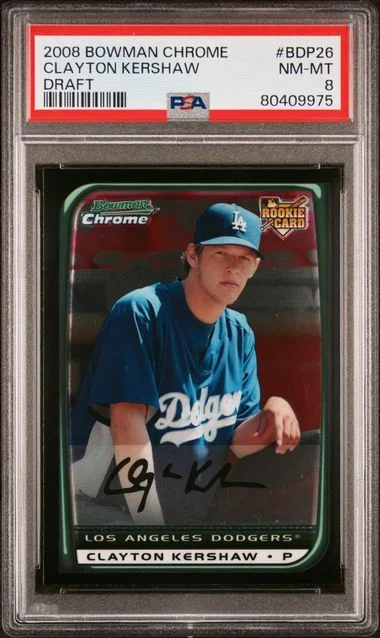2008 Bowman Chrome Clayton Kershaw #BDP-26 card image