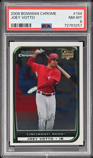 2008 Bowman Chrome Joey Votto #194 card image