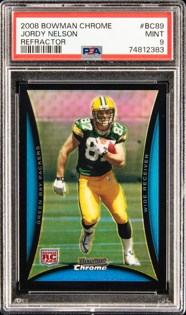 2008 Bowman Chrome Jordy Nelson Refractor #Bc89 card image