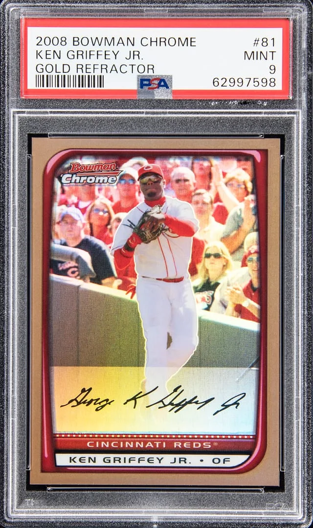 2008 Bowman Chrome Ken Griffey Jr. #81 card image