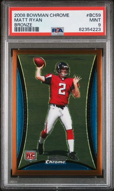 2008 Bowman Chrome Matt Ryan Bronze #Bc59 card image