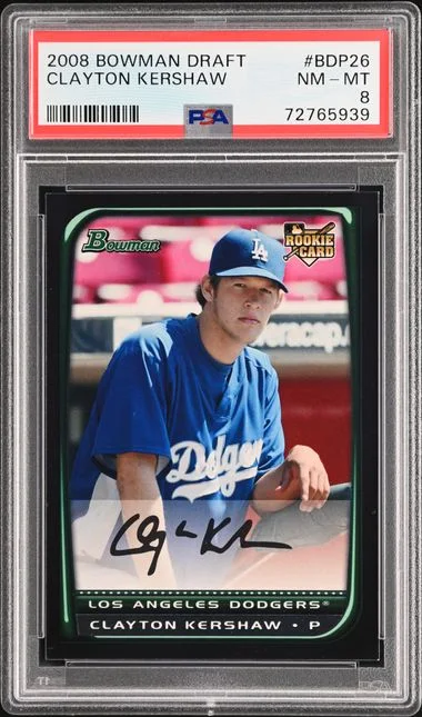 2008 Bowman Draft Clayton Kershaw #BDP26 card image
