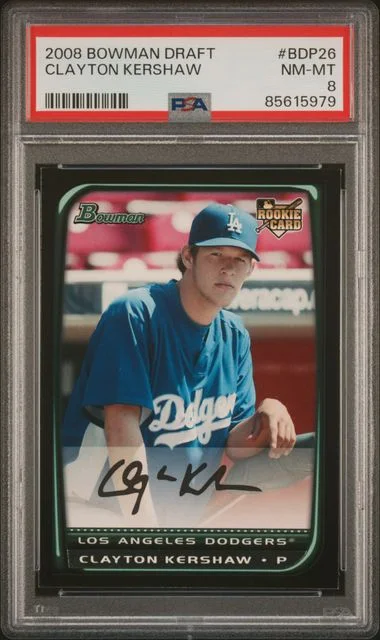 2008 Bowman Draft Picks Clayton Kershaw #BDP26 card image