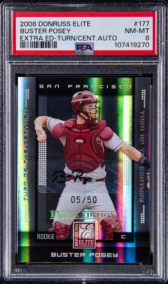 2008 Donruss Elite Extra Edition Buster Posey Autograph #177 card image