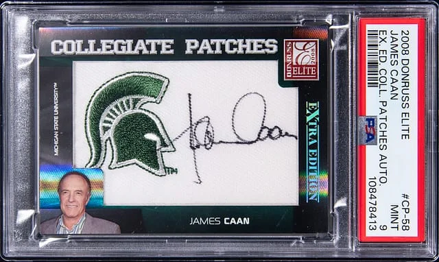 2008 Donruss Elite Extra Edition James Caan Collegiate Patches Autographs #CP-58 card image