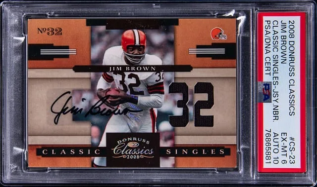 2008 Donruss Jim Brown Classics Classic Singles Jersey Number #CS-23 card image