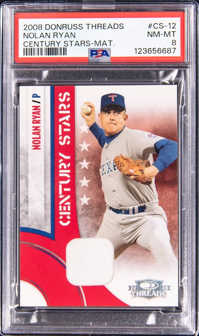 2008 Donruss Nolan Ryan Threads Century Stars Material #CS-12 card image