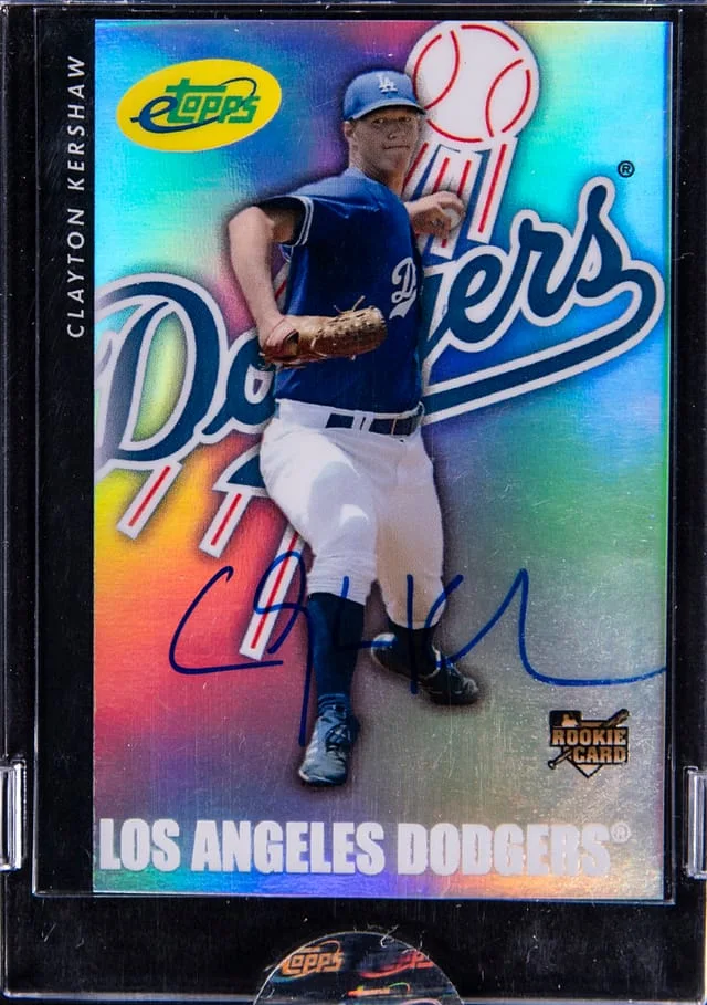 2008 eTopps Autograph Clayton Kershaw #39 card image