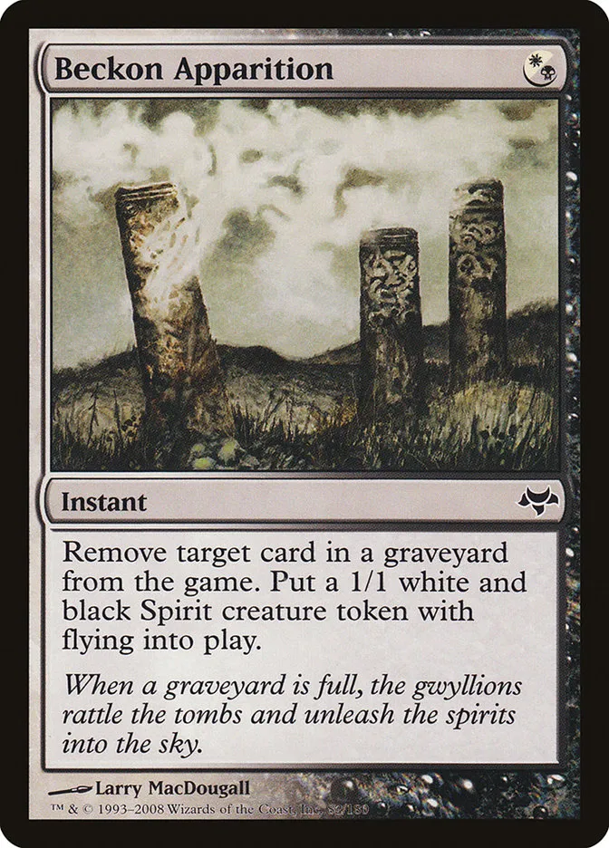 2008 Eventide Beckon Apparition common #82 unlisted card image