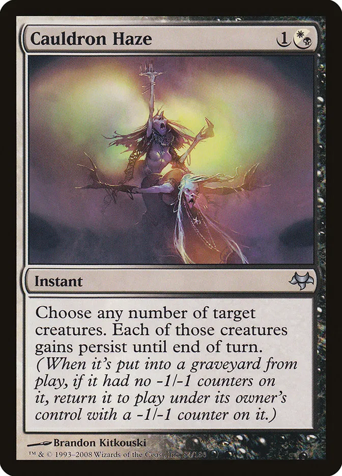 2008 Eventide Cauldron Haze uncommon #84 unlisted card image