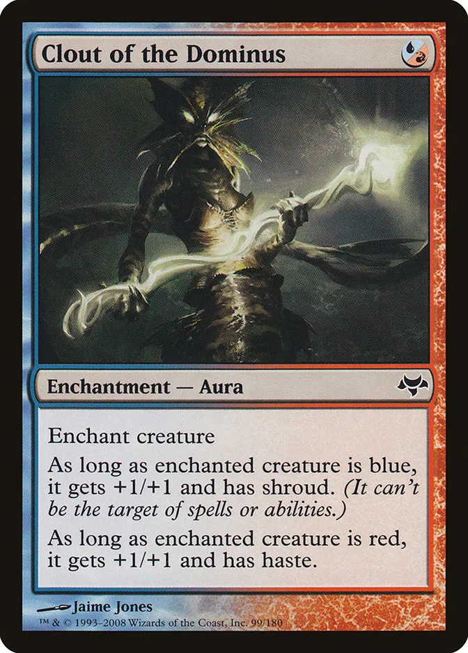 2008 Eventide Clout of the Dominus common #99 unlisted card image