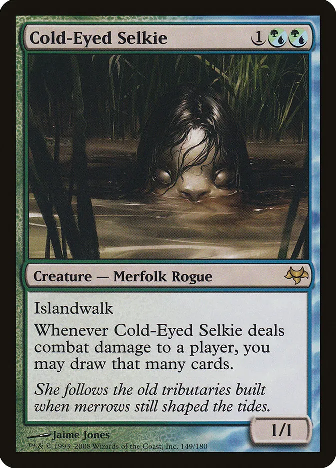 2008 Eventide Cold-Eyed Selkie rare #149 unlisted card image
