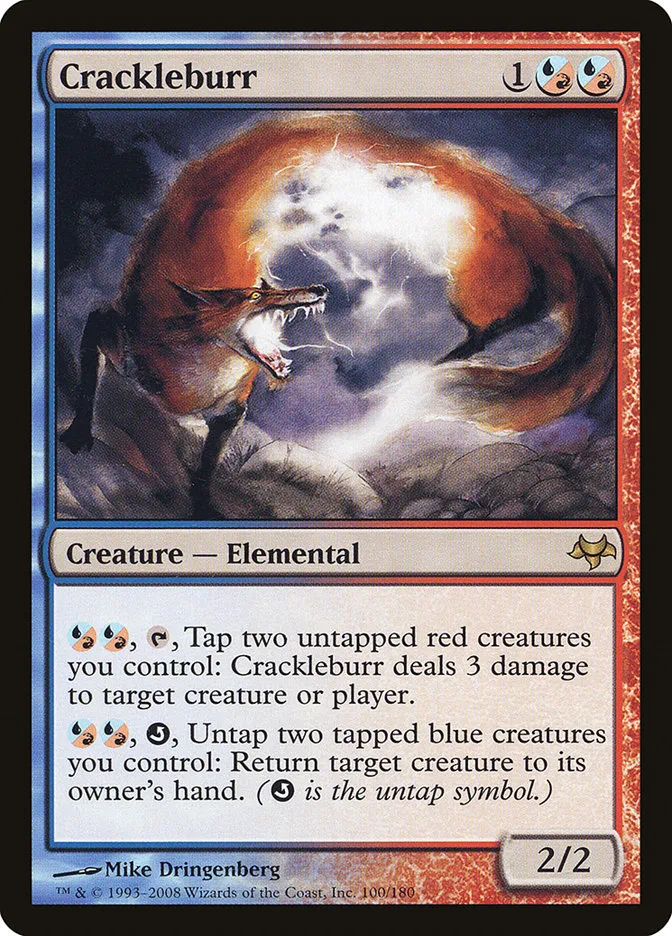 2008 Eventide Crackleburr rare #100 unlisted card image