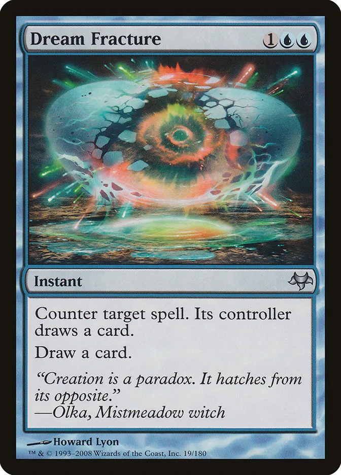 2008 Eventide Dream Fracture uncommon #19 unlisted card image