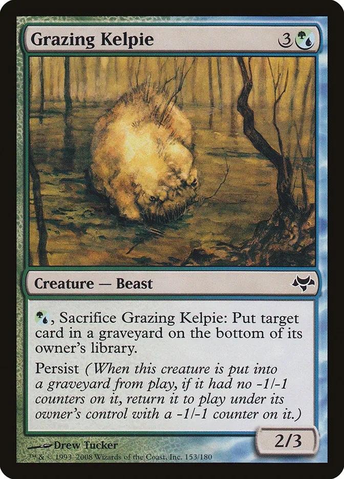 2008 Eventide Grazing Kelpie common #153 unlisted card image
