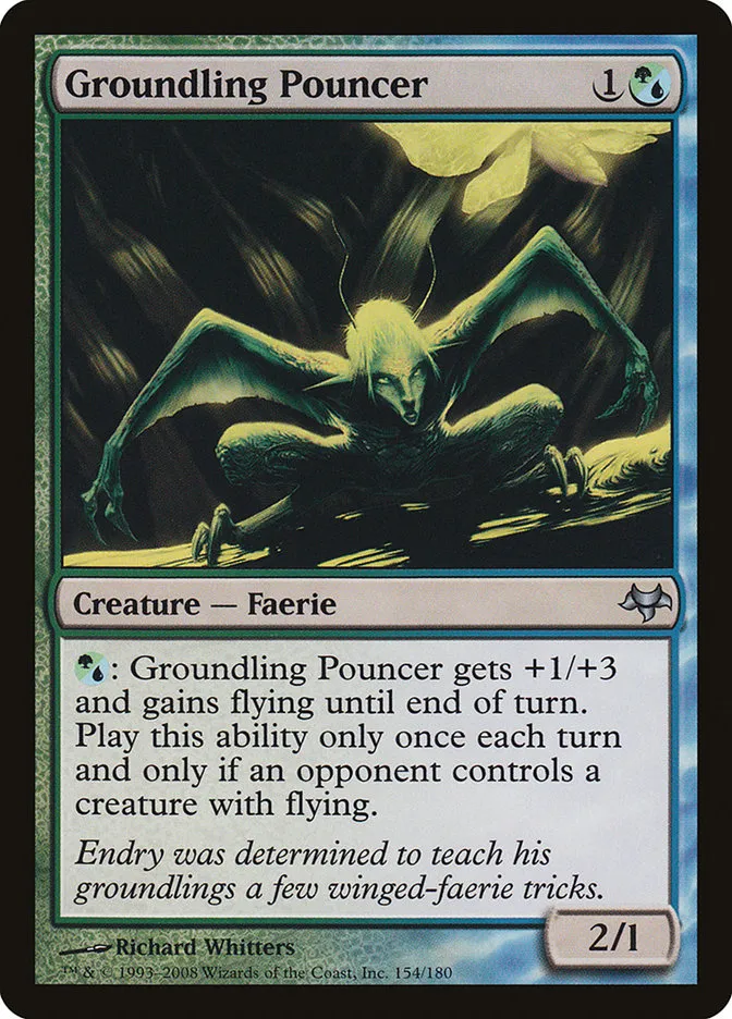 2008 Eventide Groundling Pouncer uncommon #154 unlisted card image