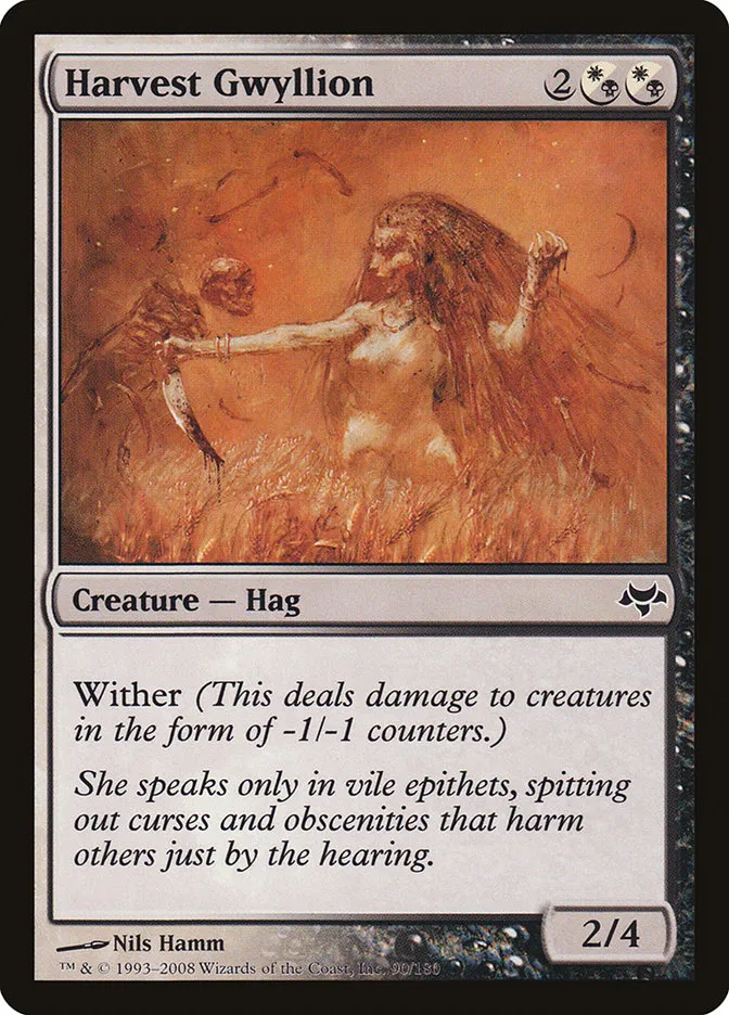 2008 Eventide Harvest Gwyllion common #90 unlisted card image