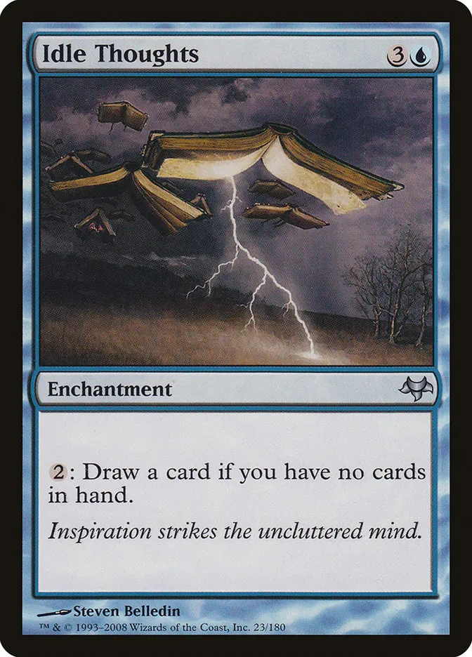 2008 Eventide Idle Thoughts uncommon #23 unlisted card image