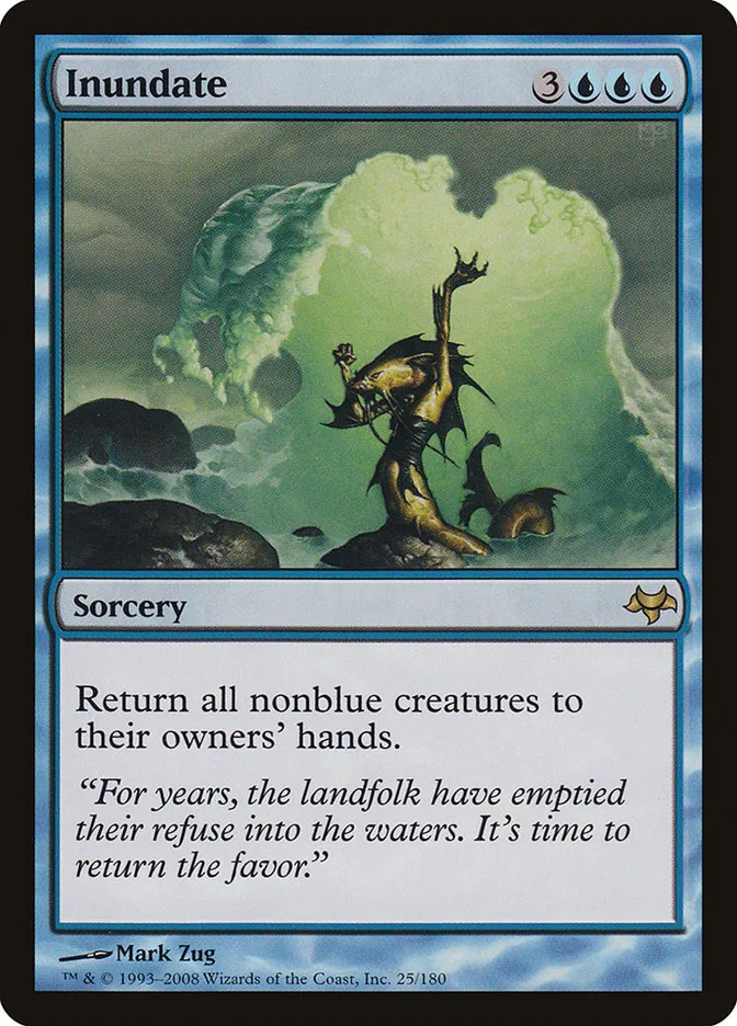 2008 Eventide Inundate rare #25 unlisted card image