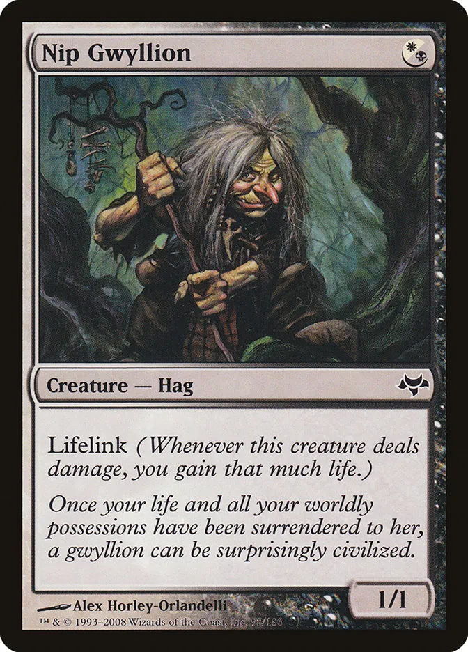2008 Eventide Nip Gwyllion common #92 unlisted card image