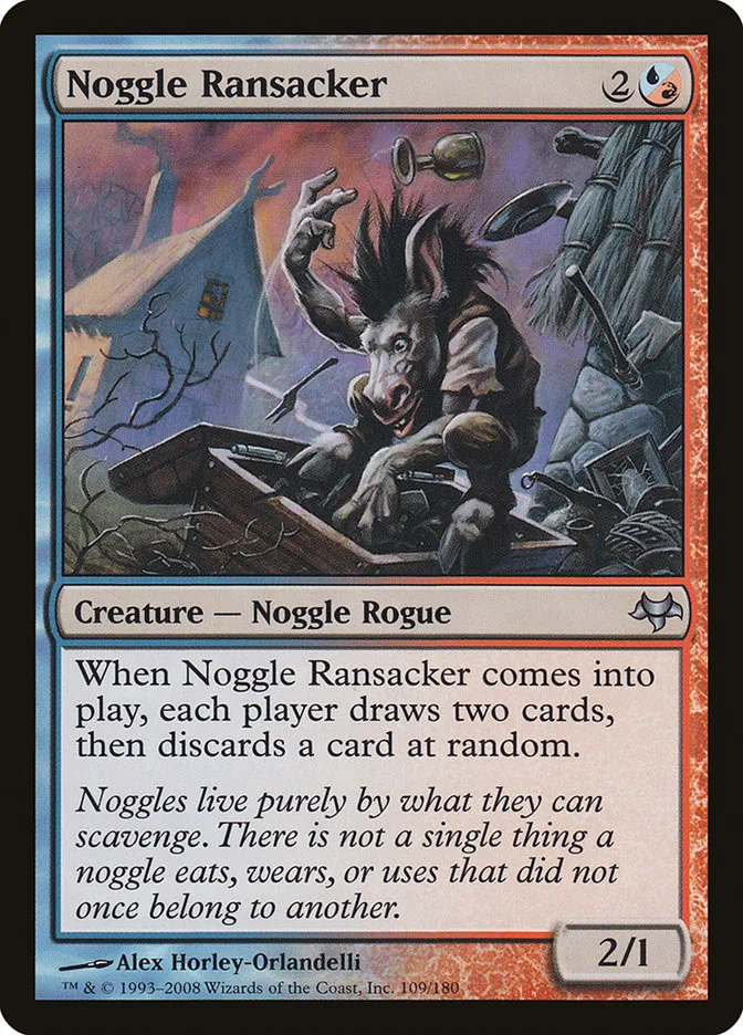 2008 Eventide Noggle Ransacker uncommon #109 unlisted card image