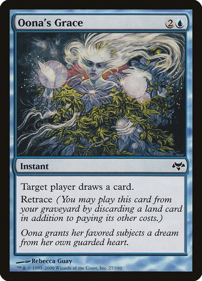 2008 Eventide Oona's Grace common #27 unlisted card image