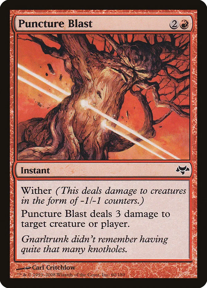 2008 Eventide Puncture Blast common #60 unlisted card image