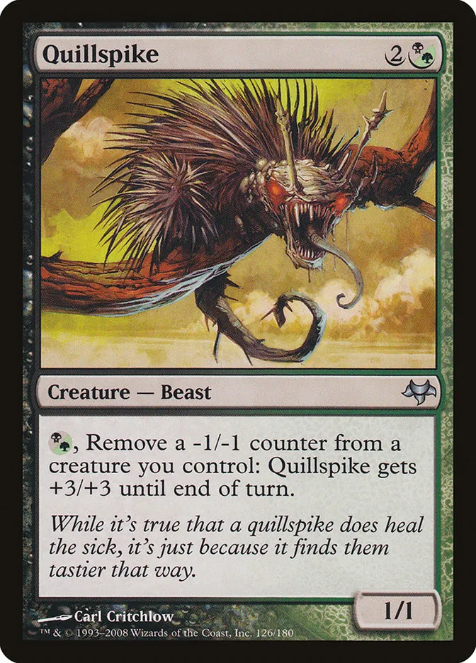 2008 Eventide Quillspike uncommon #126 unlisted card image