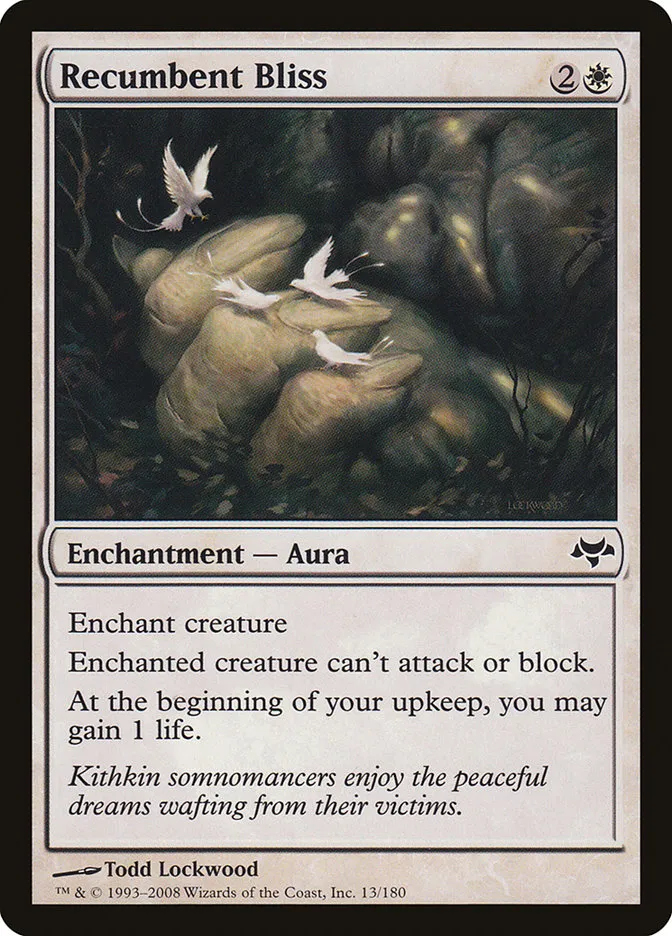 2008 Eventide Recumbent Bliss common #13 unlisted card image