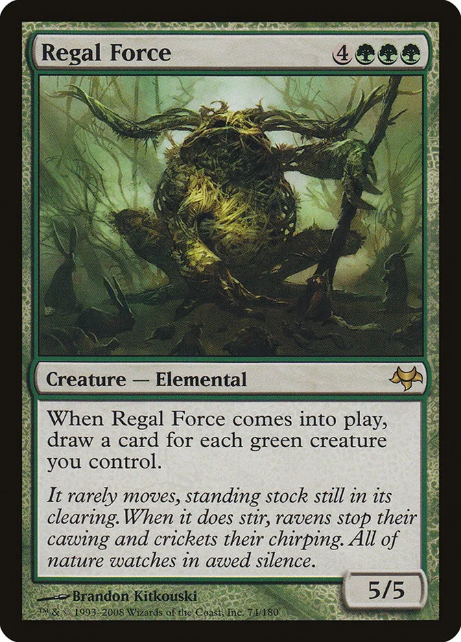 2008 Eventide Regal Force rare #74 unlisted card image