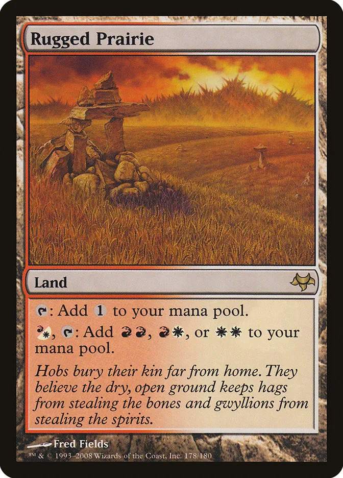 2008 Eventide Rugged Prairie rare #178 unlisted card image