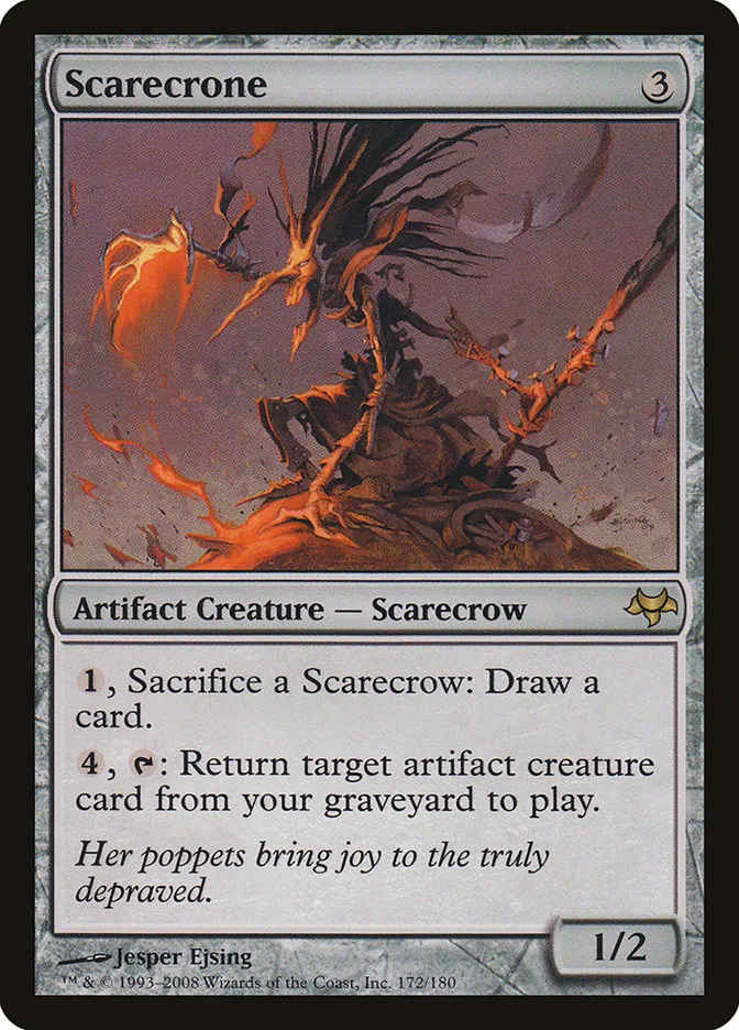 2008 Eventide Scarecrone rare #172 unlisted card image