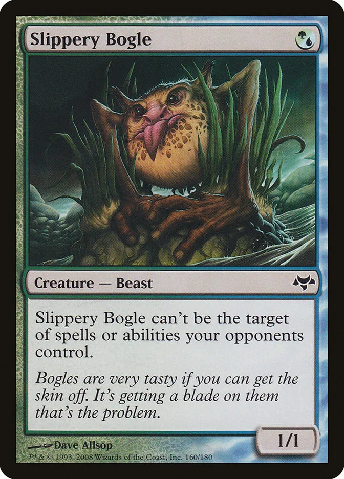 2008 Eventide Slippery Bogle common #160 unlisted card image