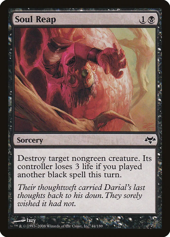 2008 Eventide Soul Reap common #44 unlisted card image