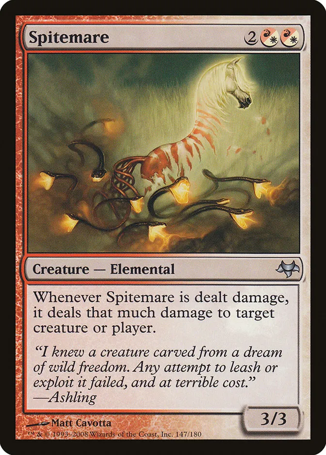 2008 Eventide Spitemare uncommon #147 unlisted card image