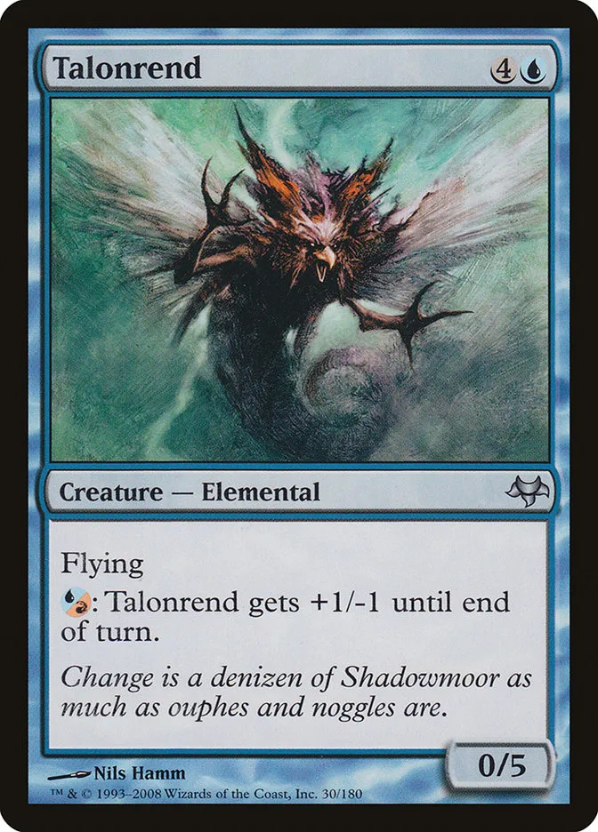2008 Eventide Talonrend uncommon #30 unlisted card image