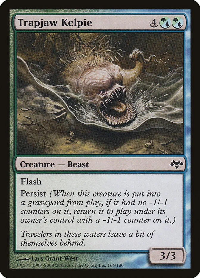 2008 Eventide Trapjaw Kelpie common #164 unlisted card image