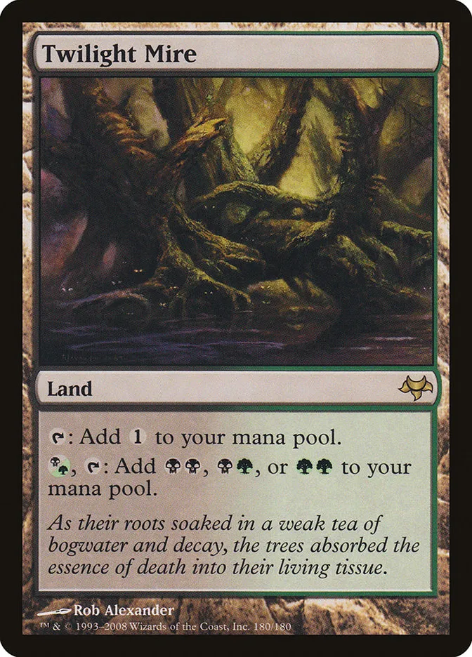 2008 Eventide Twilight Mire rare #180 unlisted card image