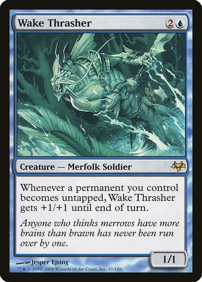 2008 Eventide Wake Thrasher rare #31 unlisted card image