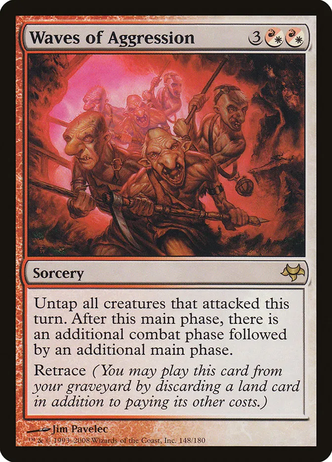 2008 Eventide Waves of Aggression rare #148 unlisted card image