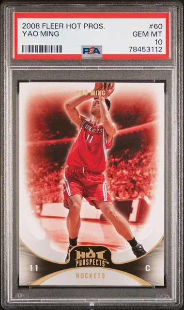 2008 Fleer Hot Prospects Yao Ming #60 card image